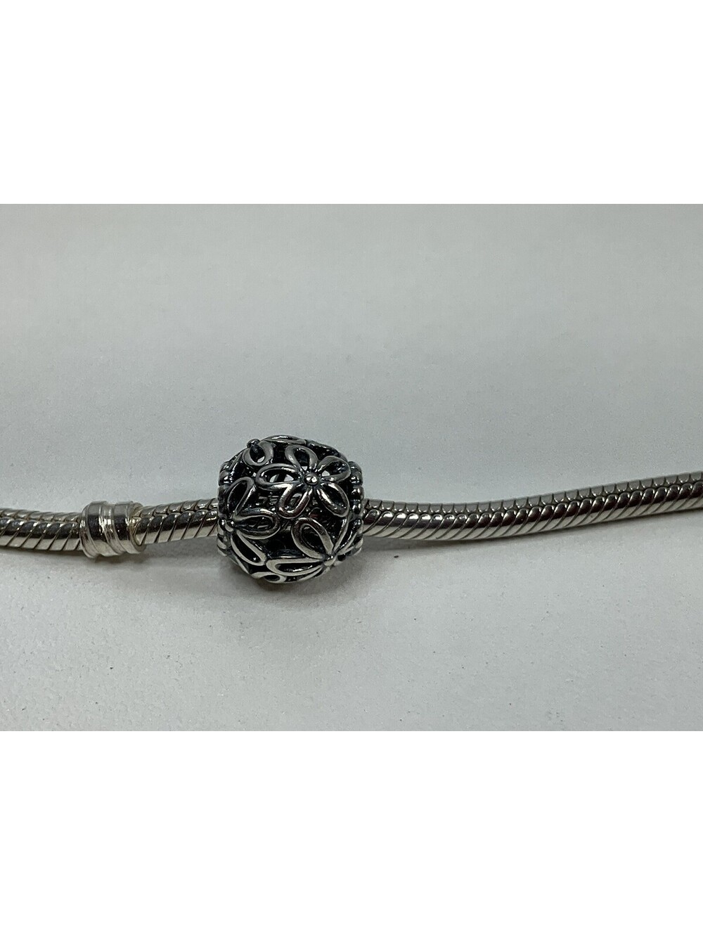 Pandora Wildflower Walk Open Work Charm Retired